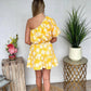 &Merci - FLORAL ONE SHOULDER TOP AND SKIRT SET