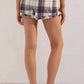 Z Supply - Plaid High Waist Shorts