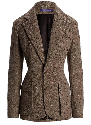 Ralph Lauren - Preston Embellished Herringbone Jacket