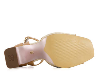 Andrea - Women's Heeled Ankle Strap Sandals