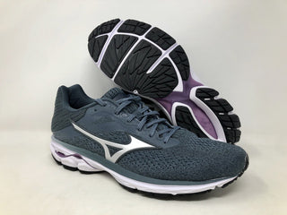 Mizuno Women's Wave Rider 23 Running Shoe Citadel/Glacier Gray Size 6 B(M) Us