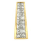 14K Yellow Gold 1 1/2 cttw Princess Cut Diamond Greek Column Pendant Necklace (G-H, VS1-VS2)