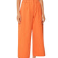 Compania Fantastica - Women's High Waisted Twill Cropped Trousers