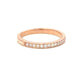 Aamiaa - 0.22 Carat Natural Diamond Channel Set Band Ring
