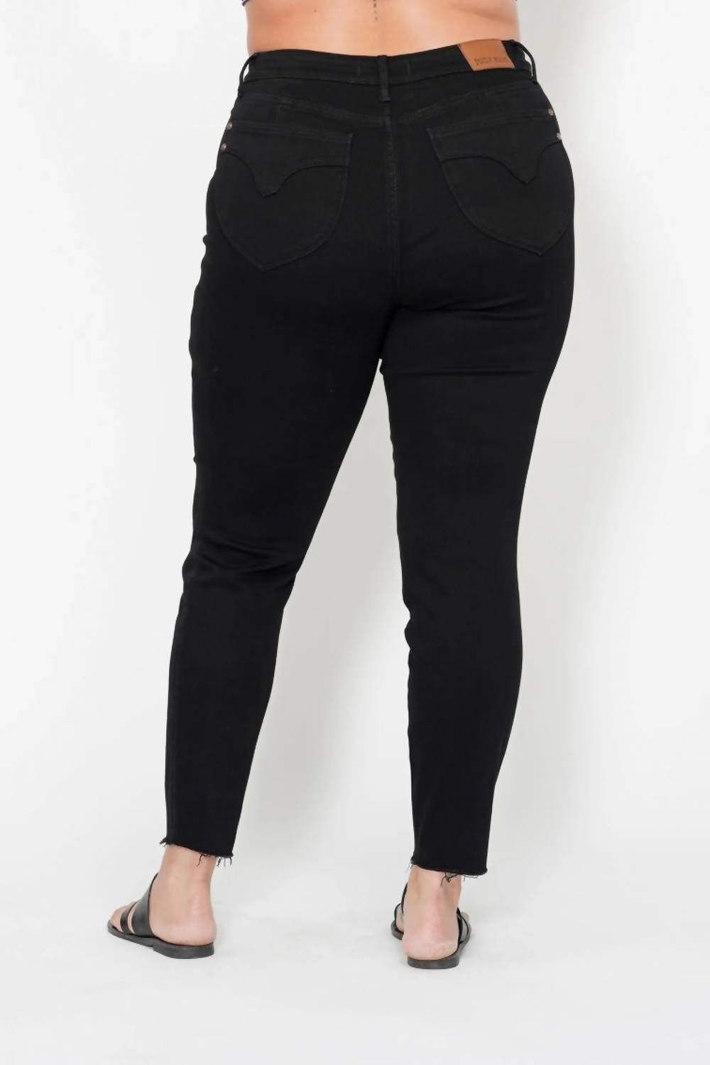 Judy Blue - Women's High Waist Tummy Control Shield Pockets Skinny Jeans
