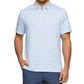 Flags & Anthem - Willoughby Short Sleeve Leaf Print Performance Polo Shirt