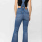 Judy Blue - Tummy Control Overall Flare Jeans