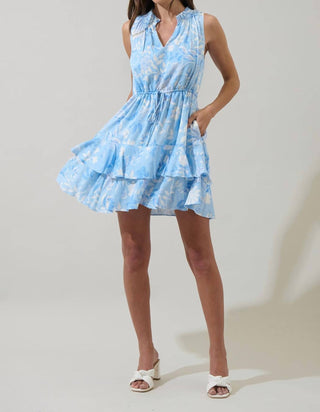 Sugarlips - Seraphina Floral Mindi Ruffle Mini Dress