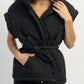 Crescent - AVALON TIE QUILTED PUFFER VEST
