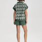 Varley - Joelle Crochet Polo Top