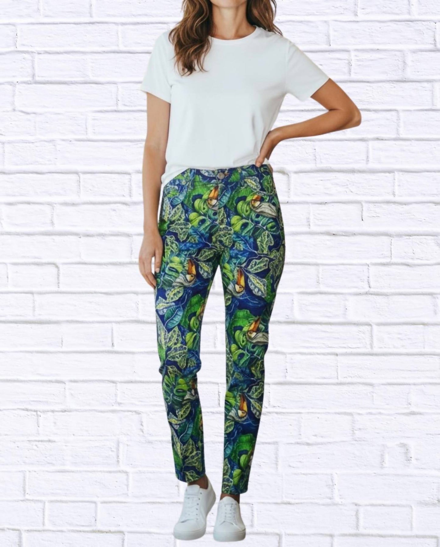 Diva Usa - Tropical Toucan Print Pants