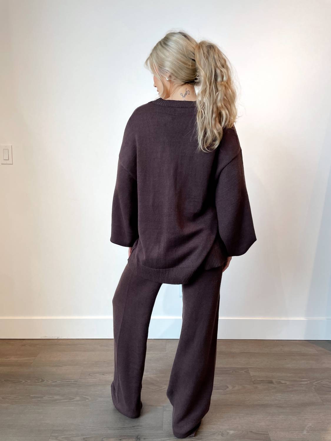 Mimosa - Sena Luxe Knit Self-tie Cardigan & Pant