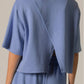 Before You Collection - Cornflower Scuba Top