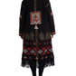 Standawt - Hand-embroidered Patches Merino Wool Coat