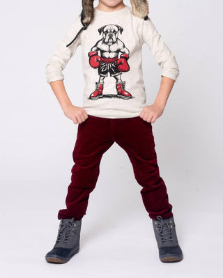 Appaman - Boys' Boxer Graphic Long Sleeve Tee