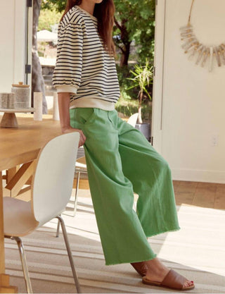 Jodifl - Lucky Stripes Bubble Sleeve Top