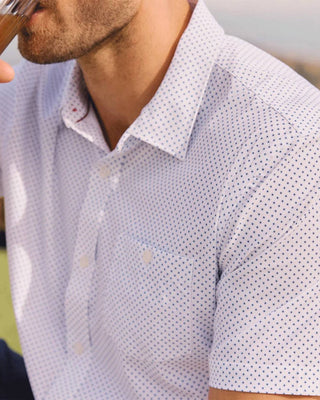 Flags & Anthem - Ripley Short Sleeve Geo Print Performance Shirt