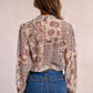Molly Bracken - Butterfly Tie Front Blouse