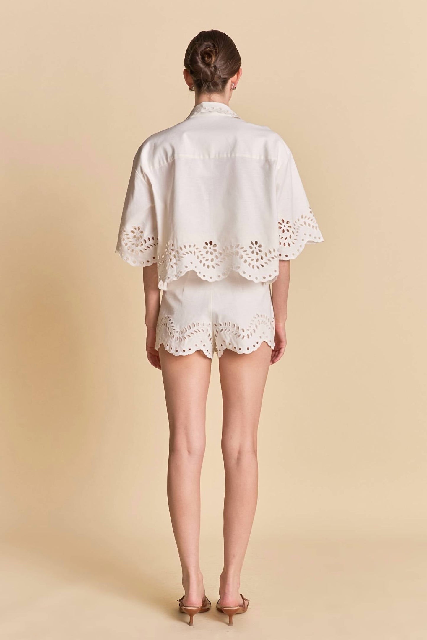 2.7 August Apparel - Anna Embroidered Shirt