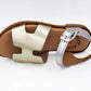 Calzados Fernandez Alonso Sl - Girl's Metallic Leather Sandal