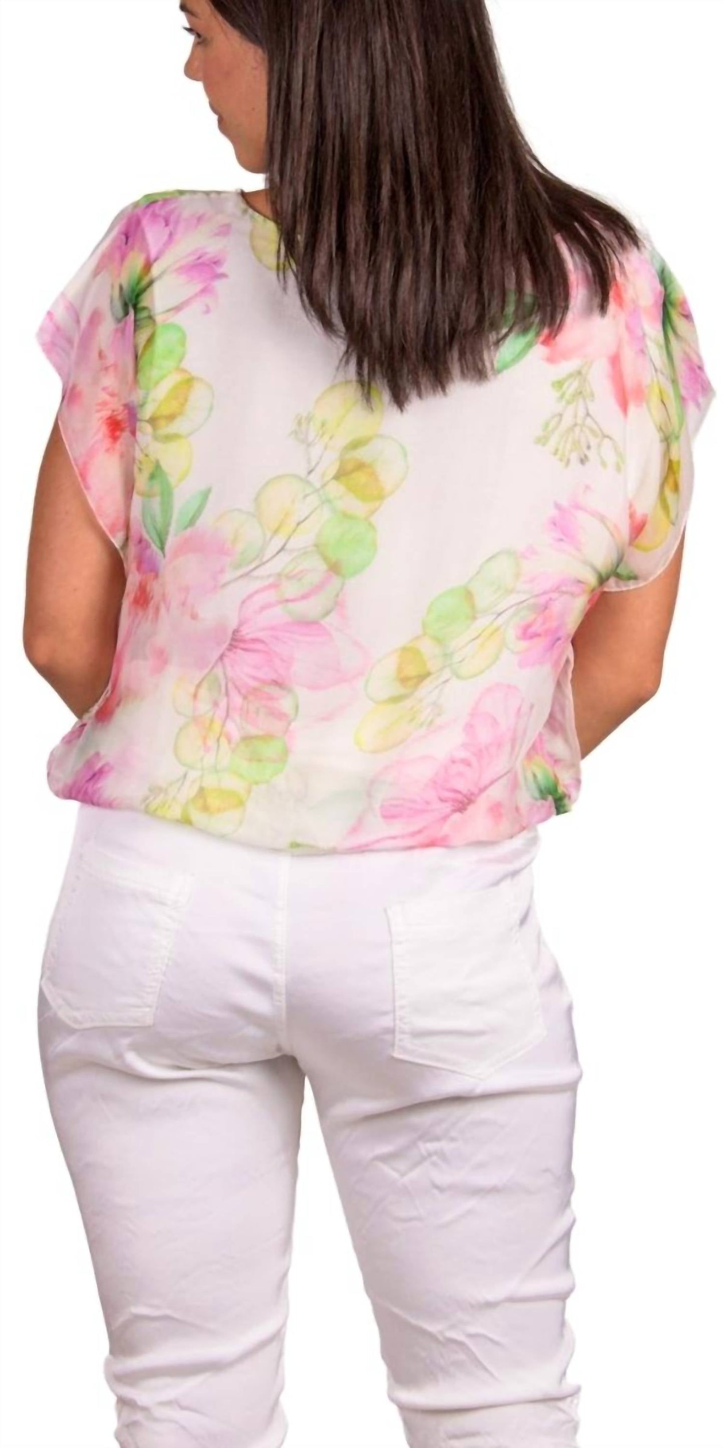 Gigi Moda - Amante Fiore Silk Top