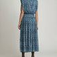Sabina Musayev - Solange Flora Pleated Maxi Dress