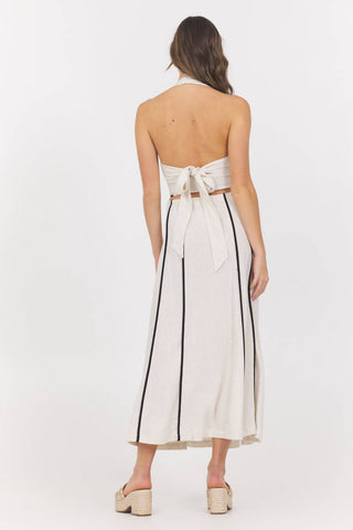 Vintage Havana - Linen Blend Halter Top