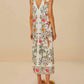 Farm Rio - Delicate Forest Maxi Dress