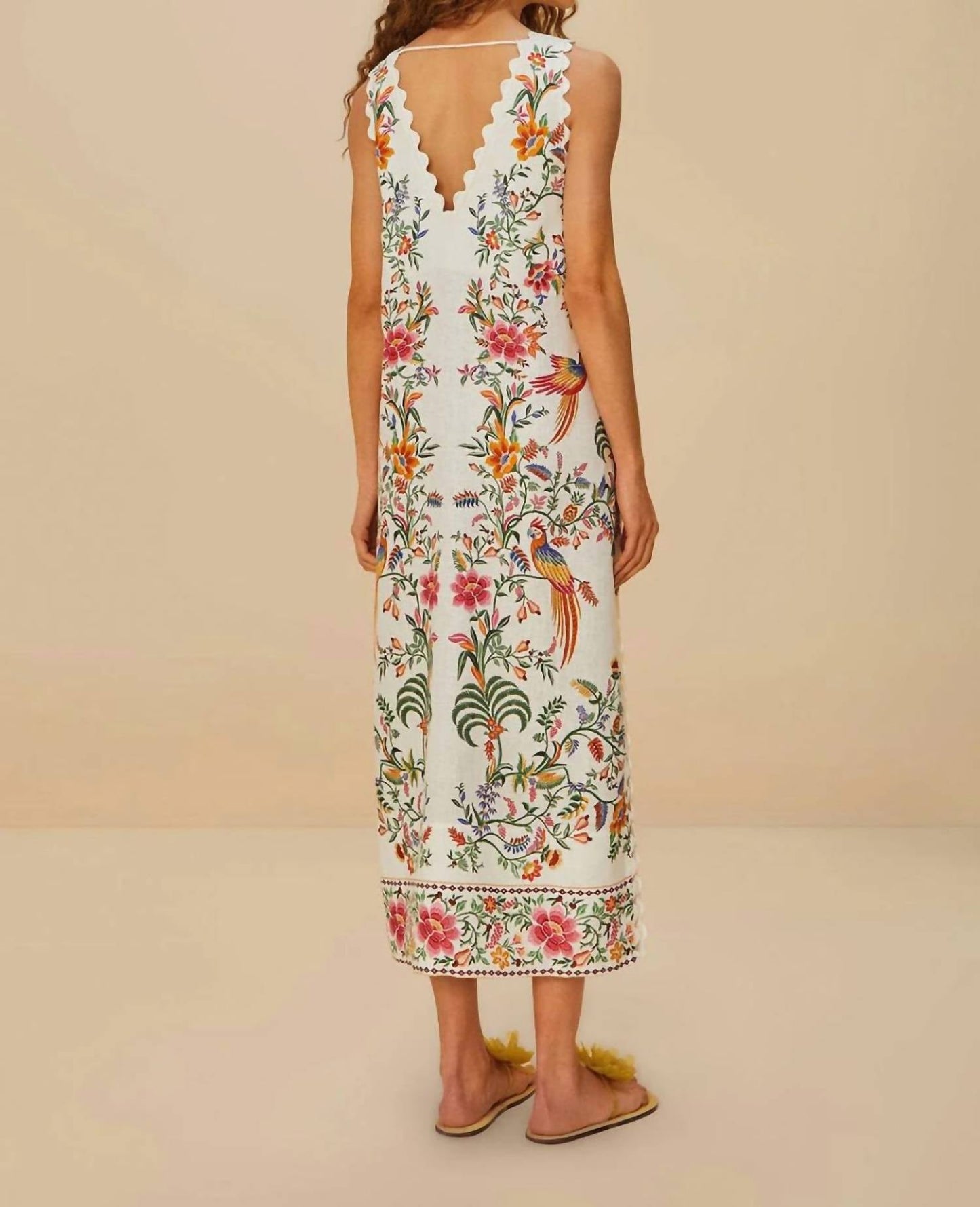 Farm Rio - Delicate Forest Maxi Dress