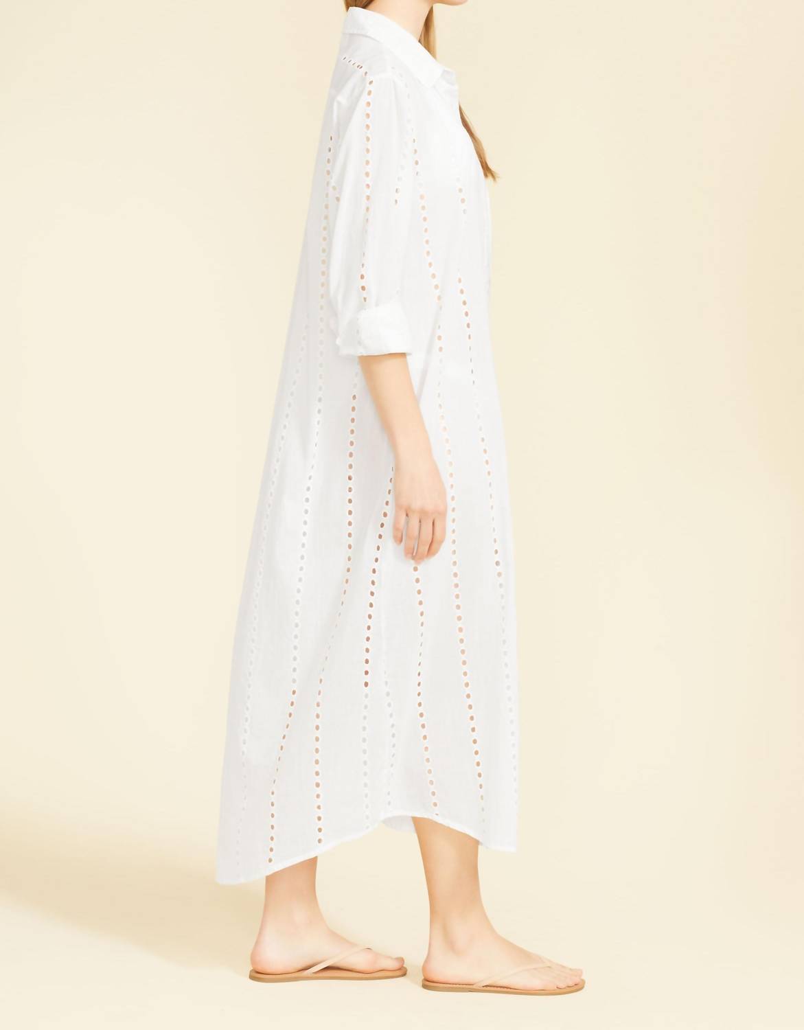 Sitano - Women's Positano Maxi Shirt Dress
