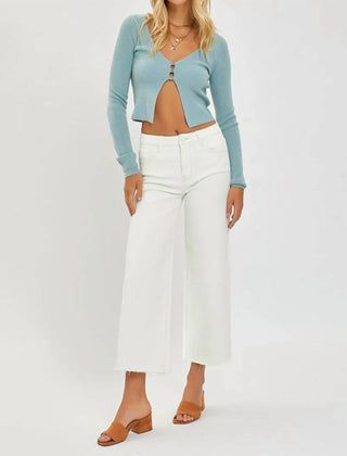 Risen - High Rise Crop Jeans