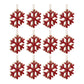 Wood Snowflake Ornament (Set of 12)