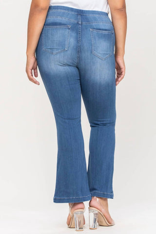 Cello - Mid Rise Flare Jeggings - Plus