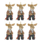 Moose on Skis Ornament (Set of 6)