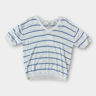 Mododoc - Stripe V-neck Sweater