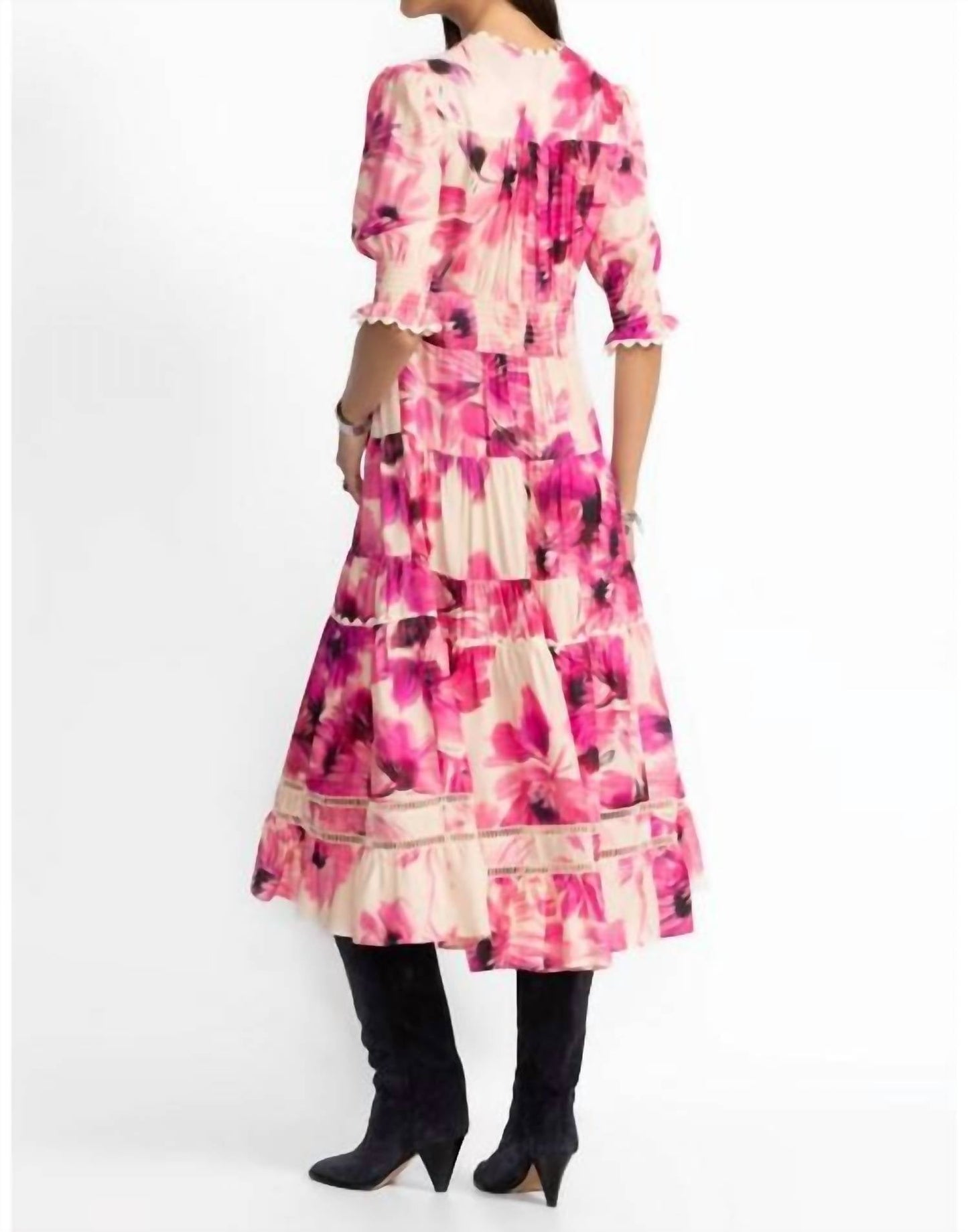 Johnny Was - DAPHNE TEA LENGTH DRESS