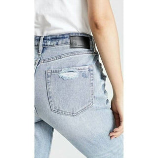 Kendall + Kylie - The Icon Distressed Boyfriend Crop Ripped Jeans