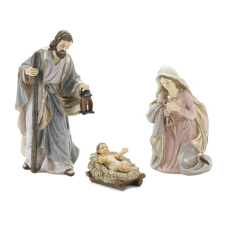 Holy Family Nativity Figurines (Set of 3, beige)