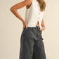 Miou Muse - J'adore Sculpted Metal Button Knit Vest