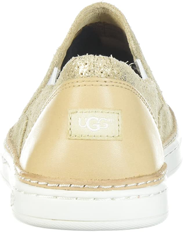 Ugg Women's Adley Perf Stardust Slip On Shoes Yellow Size 10 B(M) Us