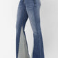 Judy Blue - Women's Inseam Panel Flare Jeans
