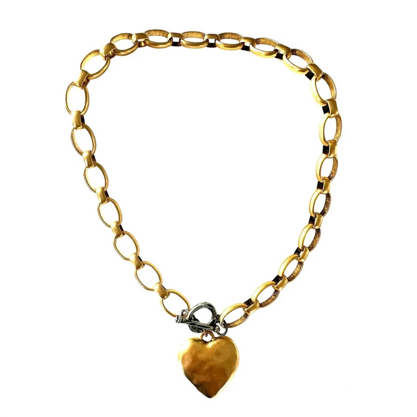 Cv Designs - Women's Sweetheart Puffy Heart Necklace