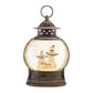 LED Snow Globe with Snowman Family 11.5"H