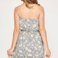 She + Sky - Audrey Floral Strapless Dress
