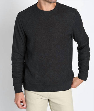 Jachs New York - Brushed Waffle Crewneck Sweatshirt