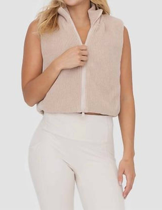 Mono B - Hybrid Cropped Puffer Vest