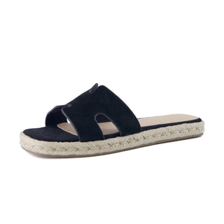 Cushionaire - Women’s Avocado Espadrille Slide Sandal