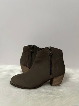 Diba True - Women's Sequoia Suede Leather Western Block Stacked Heel Boots