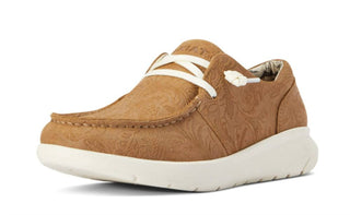 Ariat - Women's Hilo Tan Floral Emboss Shoe