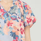 Entro - Floral Potter Sleeve Shirt